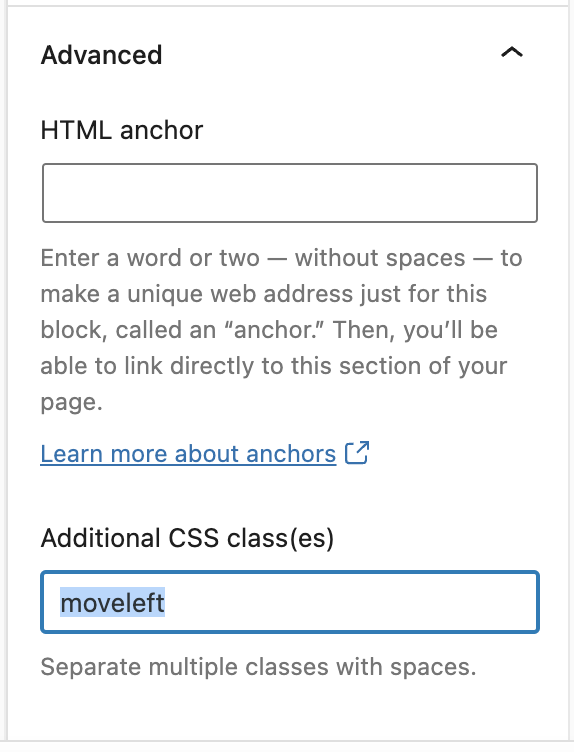 screenshot to remove CSS